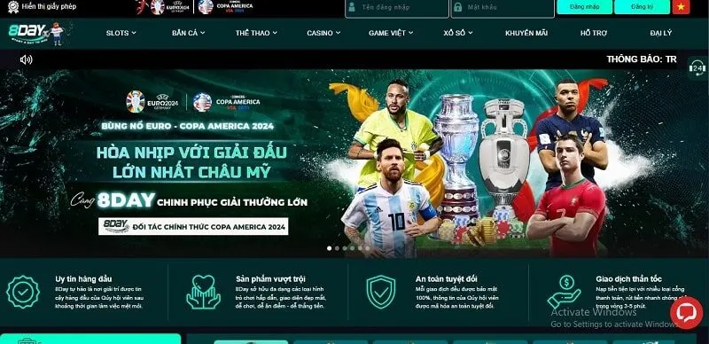 8Day mang đến không gian cá cược hấp dẫn 8Day mang đến không gian cá cược hấp dẫn