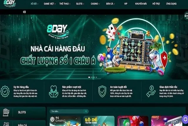Nhà cái 8DAY cam kết an toàn cho khách chơi khi tham gia Nhà cái 8DAY cam kết an toàn cho khách chơi khi tham gia