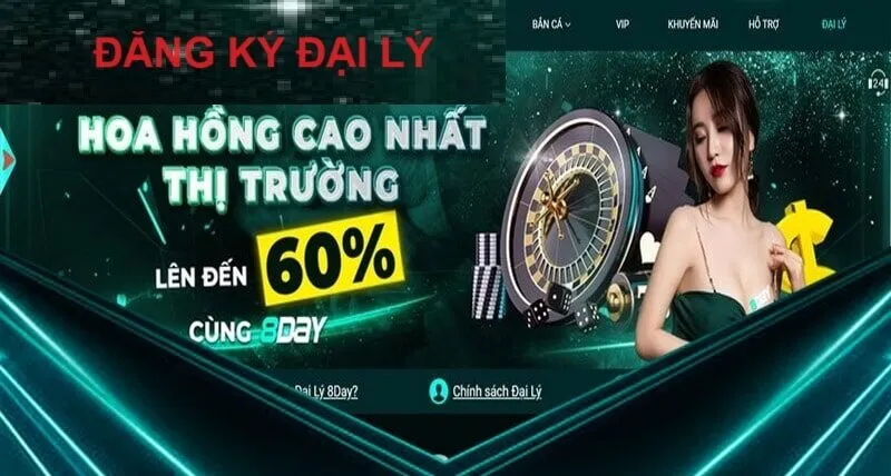 Trở thành cộng sự của 8Day sẽ được nhận hoa hồng hấp dẫn Trở thành cộng sự của 8Day sẽ được nhận hoa hồng hấp dẫn